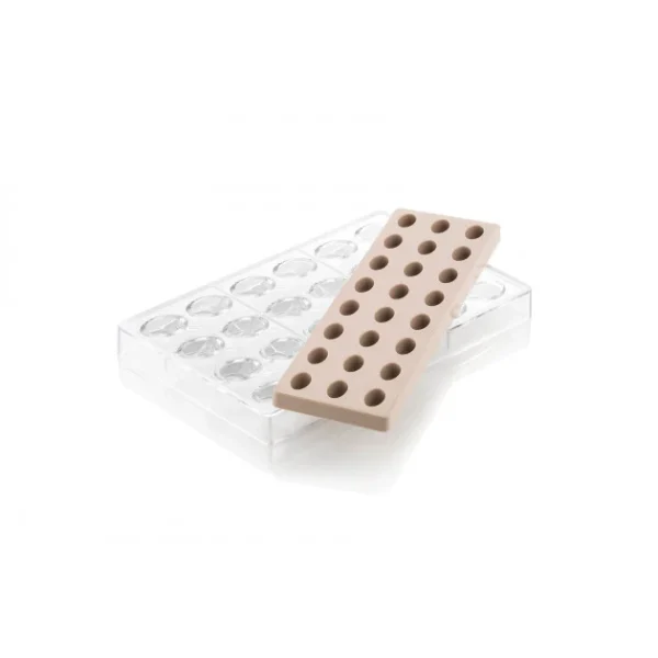 Kit Moule Chocolat Ovale Avec Insert (x24) Chocado Silikomart magasin paris 1