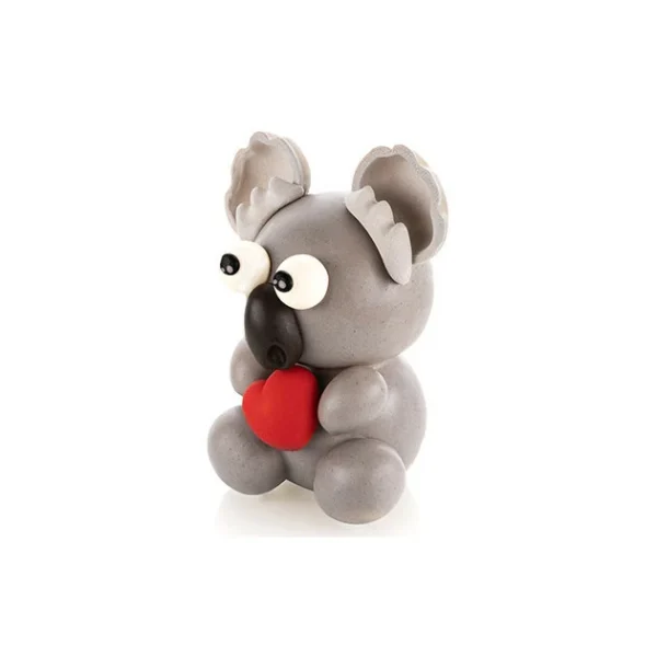 authentiques Kit Moules Chocolat Koala En PVC 15,5 Cm X H 16 Cm (x4) Silikomart Professional 9