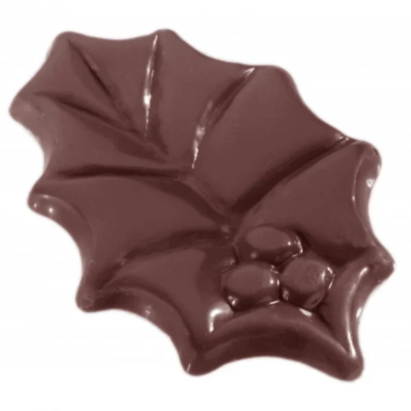 Moule à Chocolat Grandes Feuilles De Houx (x12) Chocolate World Top ventes 1
