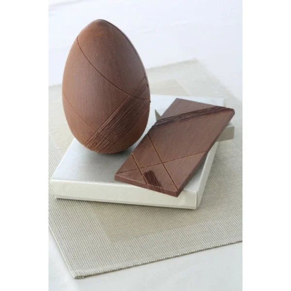 mode pas cher Moule à Chocolat Oeuf Strié 16 Cm Barry 3