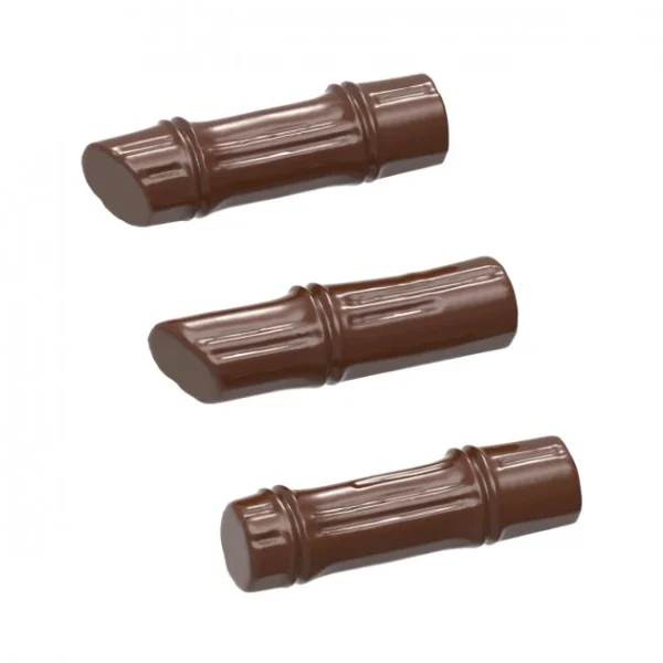 Moule Chocolat Bambou 5,2 X 1,55 Cm X H 0,7 Cm (x20) Chocolate World vente en ligne pas cher 1