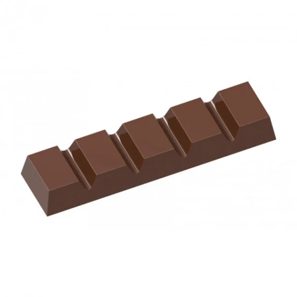 grand choix Moule Chocolat Barre 5 Rectangles (x20) Chocolate World 1