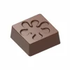 Moule Chocolat Bonbon Carré Fleur (x24) Chocolat Form à prix réduits 5