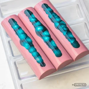 Moule Chocolat Buche Lisse 11,3 X 2,8 Cm (x7) Chocolate World Pas Cher Magasin Soldes 10