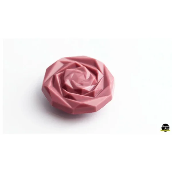 Moule Chocolat Caraque Rose 4,5 Cm (x10) Chocolat Form marque pas cher 3