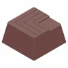 Moule Chocolat Carré Strié (x21) Chocolate World grande marque pas cher 10
