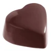 Pas Cher Magasin Soldes Moule Chocolat Cœur Haut Plat 3,5 X 3,1 Cm (x32) Chocolate World 10