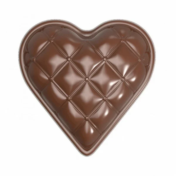 marque moins cher Moule Chocolat Coeur Matelassé 33 Mm (x18) Chocolate World 1