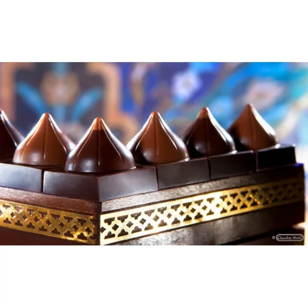 CHOCOLATE WORLD Moule Chocolat Cube Avec Dôme Oriental Oriental 26mm (x24) ﻿soldes 3