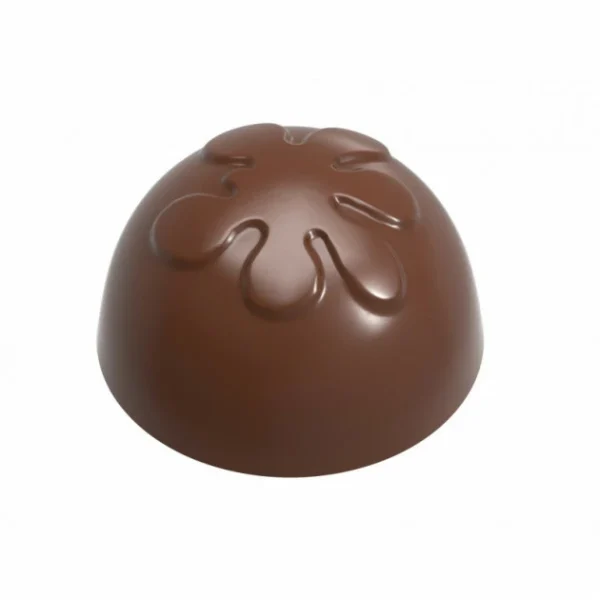 vente à bas prix Moule Chocolat Demi-Sphère Fleur (x24) Chocolat Form 1