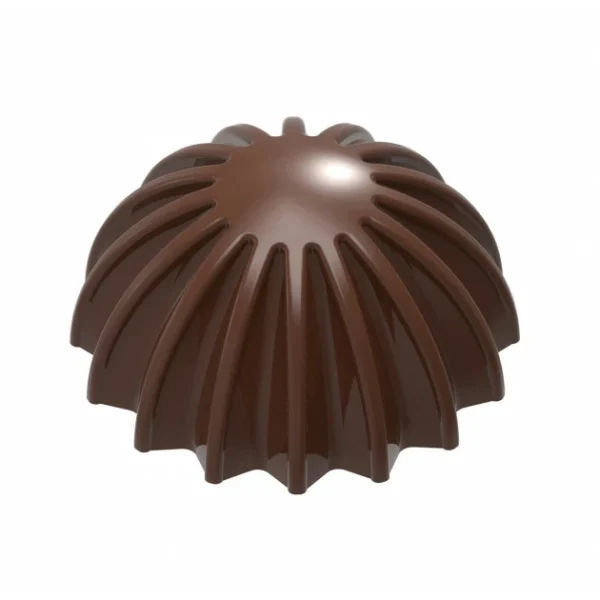 Moule Chocolat Demi Sphère Plissée 28 Mm (x21) Chocolate World site pas cher 1