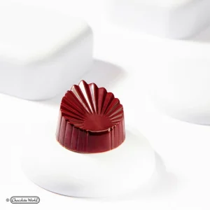 exclusivement disponibles Moule Chocolat Feuille Plissée 33,5mm (x21) Chocolate World 6