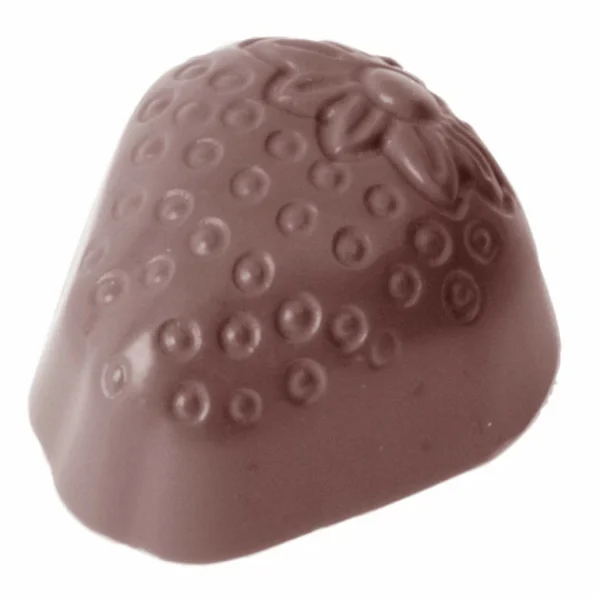 Moule Chocolat Fraise 34 Mm (x24) Chocolate World pas cher en vente 1