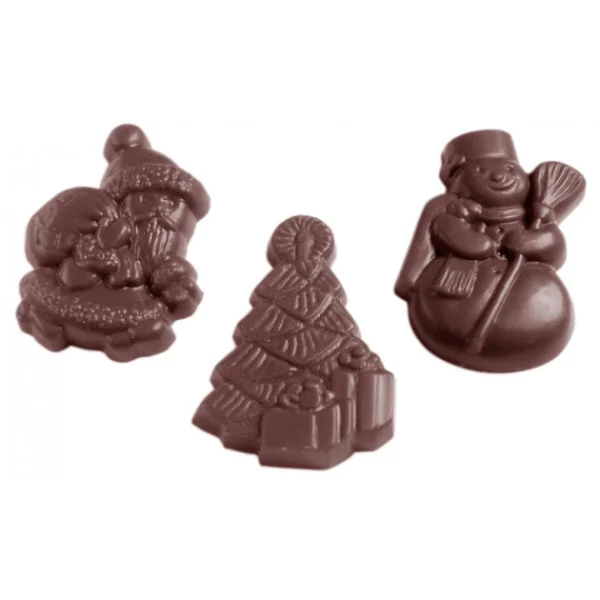 Moule Chocolat Friture De Noël (x18) Chocolate World Couleurs variées 1