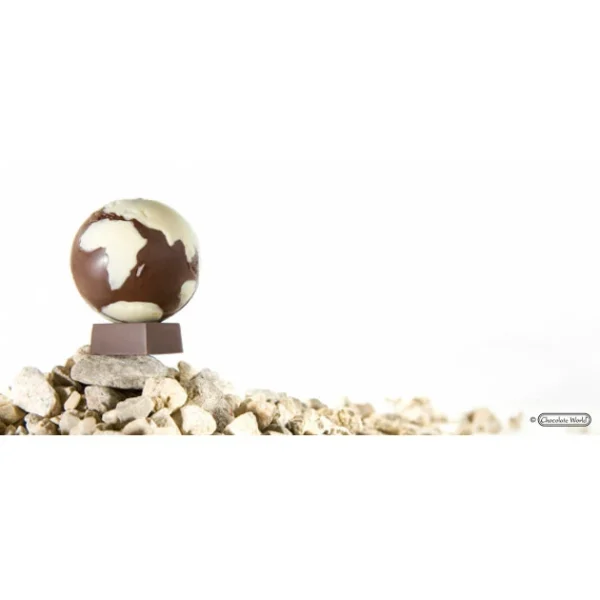 Moule Chocolat Globe Terrestre Ø 50 Mm (x8) Chocolate World Couleurs variées 3