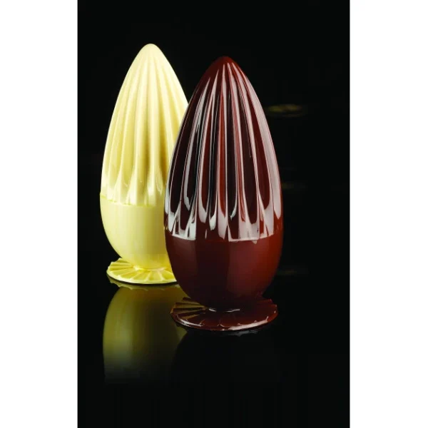 Livraison internationale Moule Chocolat Oeuf Diamant Ø 12 X H 25 Cm (x2) Pavoni 1