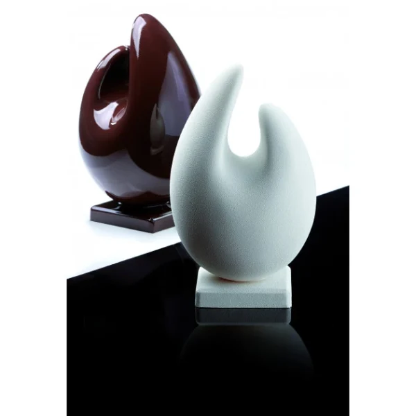 boutique en ligne Moule Chocolat Oeuf Organic Ø 13,5 X H 21,5 Cm (x2) Pavoni 1