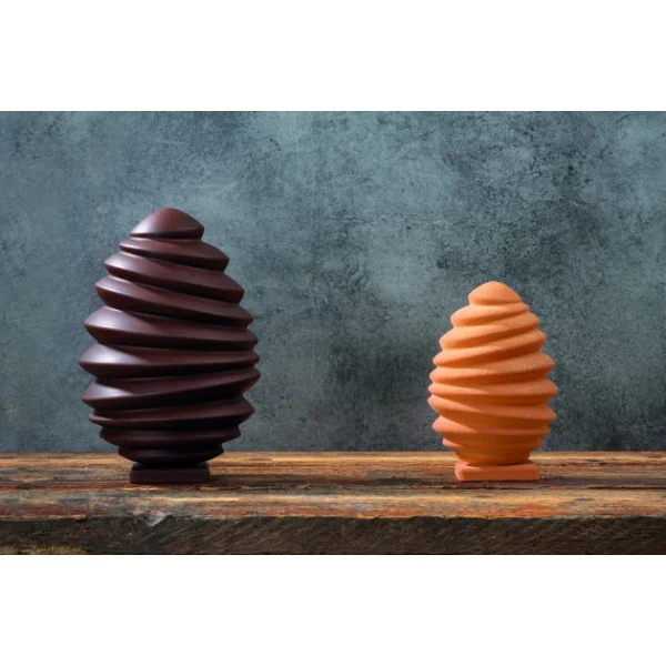 grande promotion Moule Chocolat Oeuf Pagoda 13,7 X 13,7 Cm X H 21,2 Cm (x2) Pavoni 3