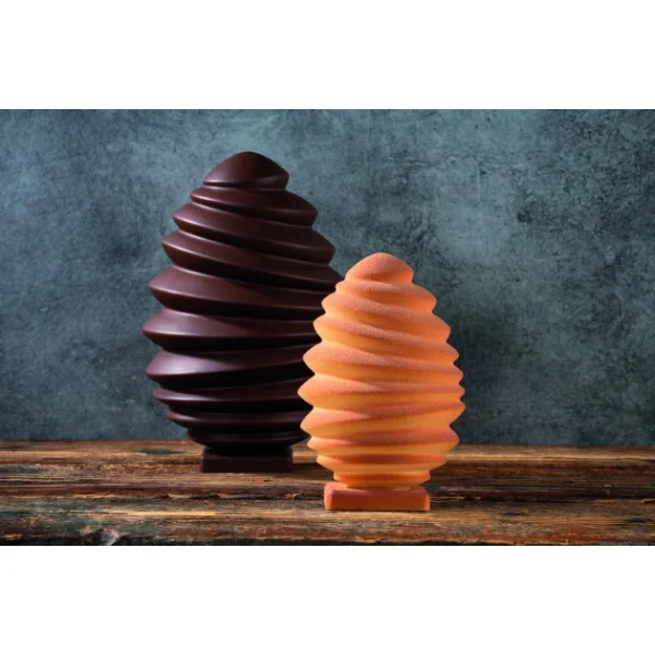grande promotion Moule Chocolat Oeuf Pagoda 13,7 X 13,7 Cm X H 21,2 Cm (x2) Pavoni 4