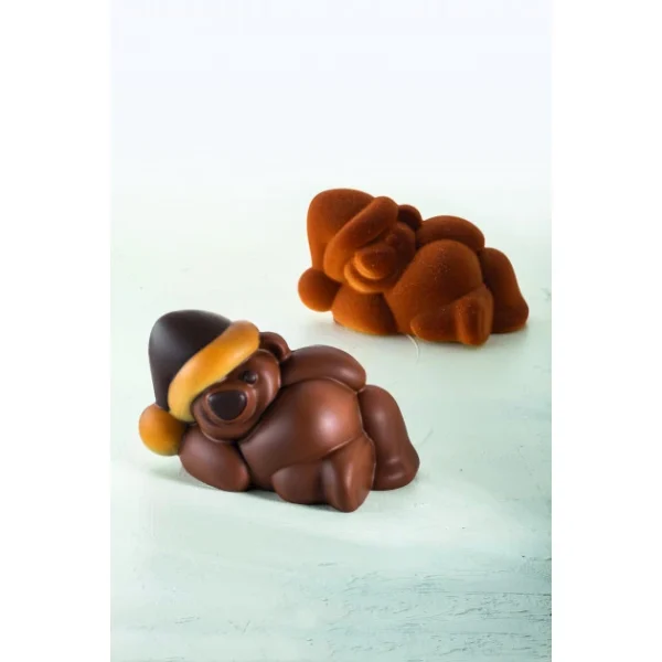 Boutique officielle Moule Chocolat Ourson Teddy 18,5 X 11 Cm X H 10,6 Cm (x2) Pavoni 4