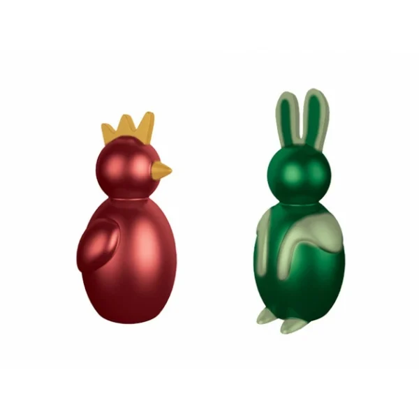Top ventes POP CHOCOLAT Moule Chocolat Poussin Et Lapin De Pâques (x4) 1