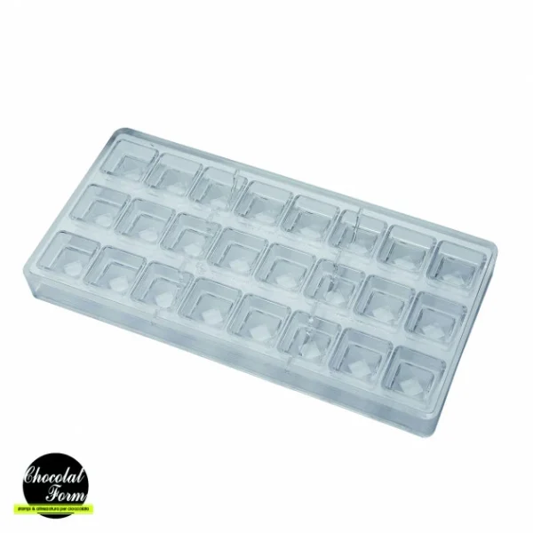 Moule Chocolat Praline Diamant 2,9 Cm (x24) Chocolat Form SOLDES TOUT À 4