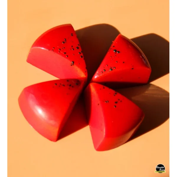 Moule Chocolat Quartier De Gâteau 3,4 X 2,9 Cm (x24) Chocolat Form l'unique style 3