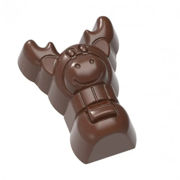 achat pas cher Moule Chocolat Renne Rudolph 3,9 Cm (x18) Chocolate World 1