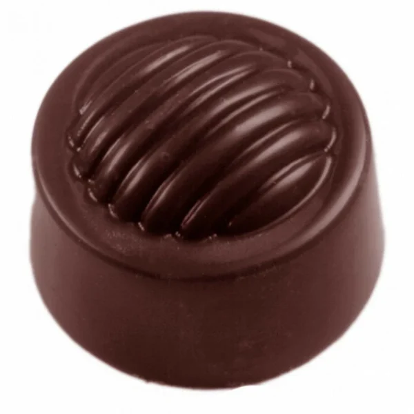 Moule Chocolat Rond Strié (x32) Chocolate World Prix très abordable 1