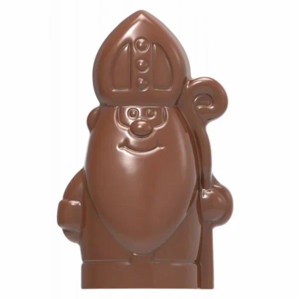 authentiques Moule Chocolat Saint Nicolas 10 Cm (x4) Chocolate World 1