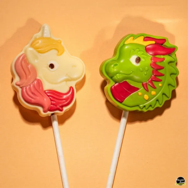 marque pas cher Moule Chocolat Sucette Dragon 5,5 X 5 Cm (x5) Chocolat Form 3