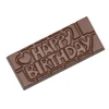 Moule Chocolat Tablette Happy Birthday (x4) Chocolate World dernière tendance 14