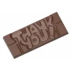 Moule Chocolat Tablette Thank You (x4) Chocolate World Boutique officielle 5