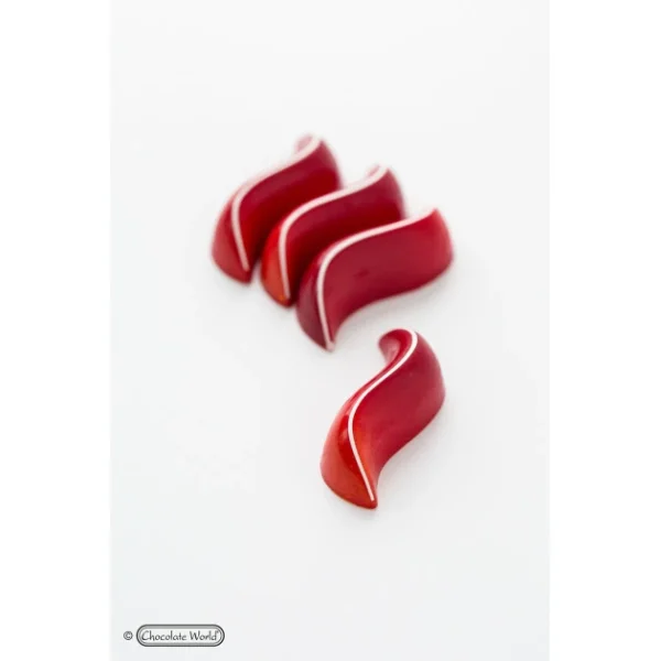 Authenticité garantie Moule Chocolat Vague 5 X 2,5 Cm (x21) Chocolate World 3