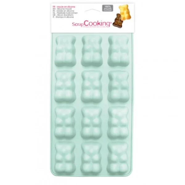 Moule Silicone Ourson Guimauve Chocolat ScrapCooking le grand escompte 1