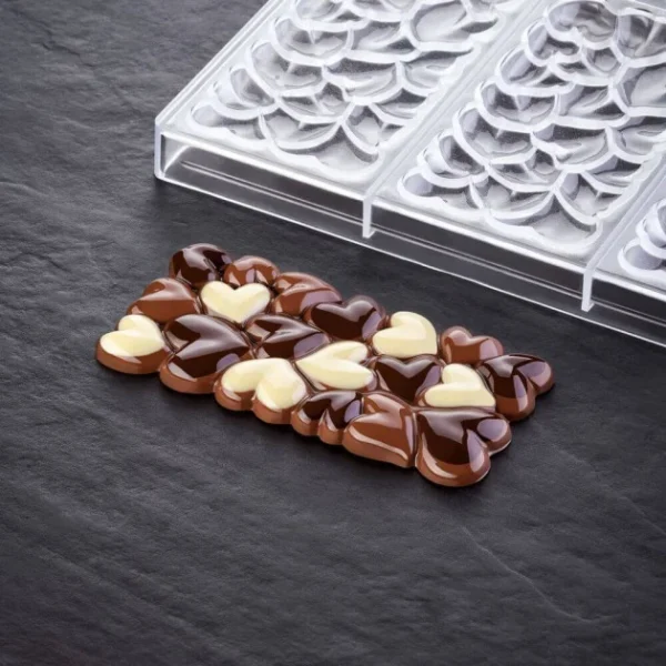 vente pas cher Moule Tablette Chocolat Eros 15,4 X 7,7 X H 1,1 Cm (x3) Pavoni 4