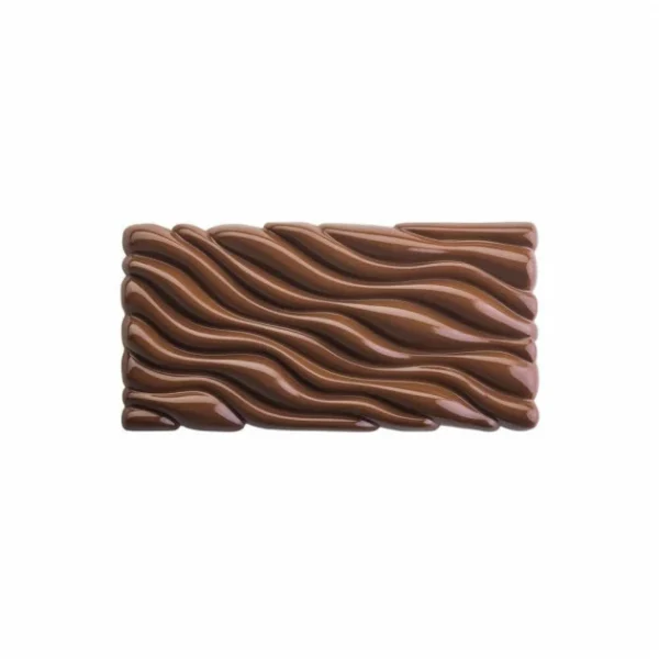 beauté Moule Tablette Chocolat Fluid Vallée 15,4 X 7,7 X H 1,1 Cm (x3) Pavoni 1