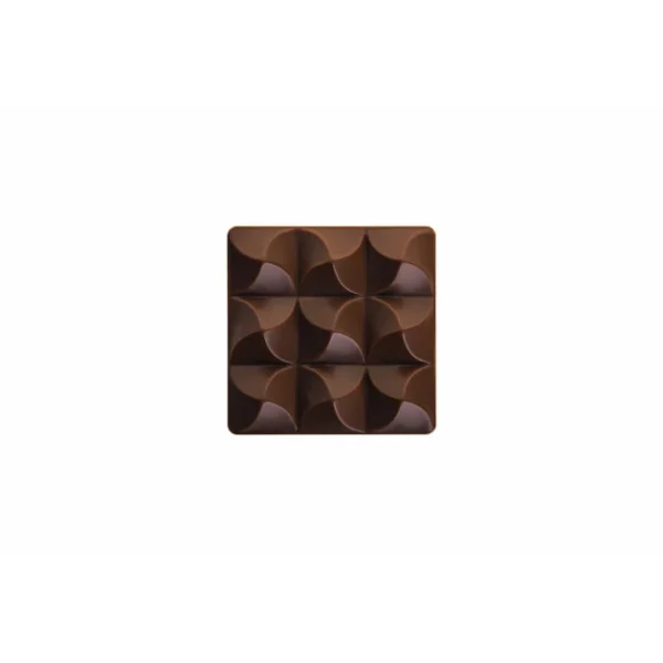 magasin france Moule Tablette Chocolat Mini Moulin 7 X 7 Cm X H 1,4 Cm (x6) Pavoni 1
