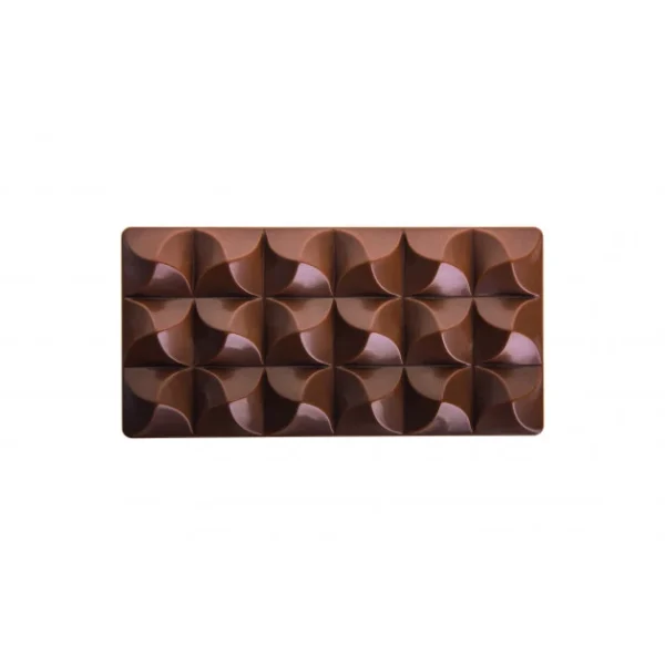 magasin Moule Tablette Chocolat Moulin 15,4 X 7,7 Cm X H 1,4 Cm (x3) Pavoni 1