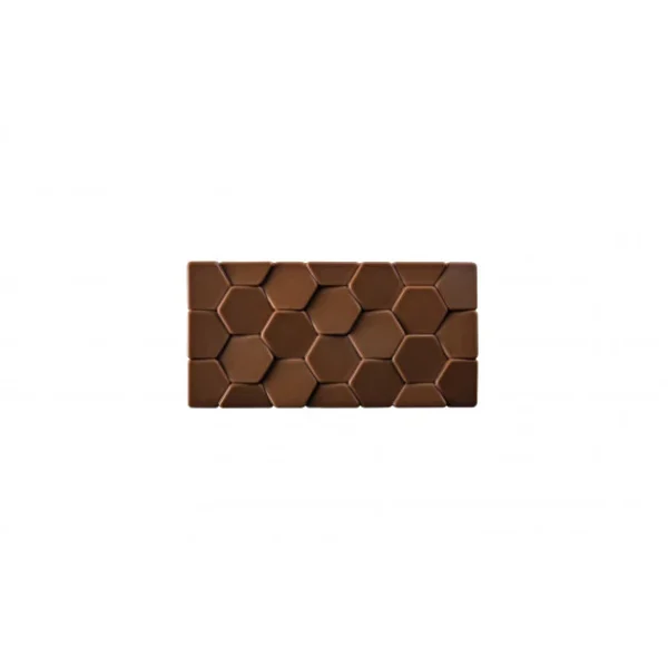 Authentic Original licence Moule Tablette Chocolat Pavé 15,5 X 7,8 Cm X H 1 Cm (x3) Pavoni 3