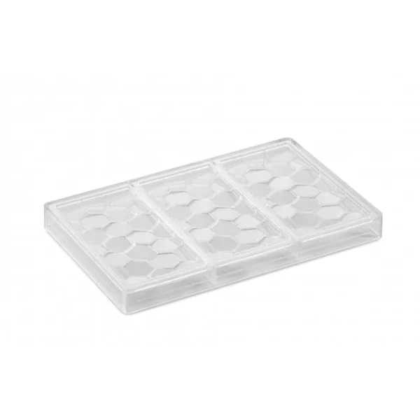 Authentic Original licence Moule Tablette Chocolat Pavé 15,5 X 7,8 Cm X H 1 Cm (x3) Pavoni 4