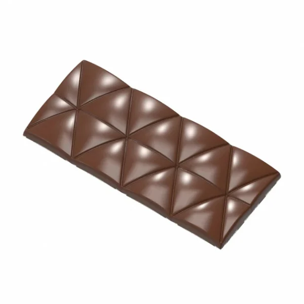 prix pas cher Moule Tablette Chocolat Triangles Convexes 12,4 X 5,5 Cm (x4) Chocolate World 1